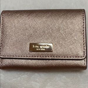 Kate Spade Rose Gold Credit Card Holder